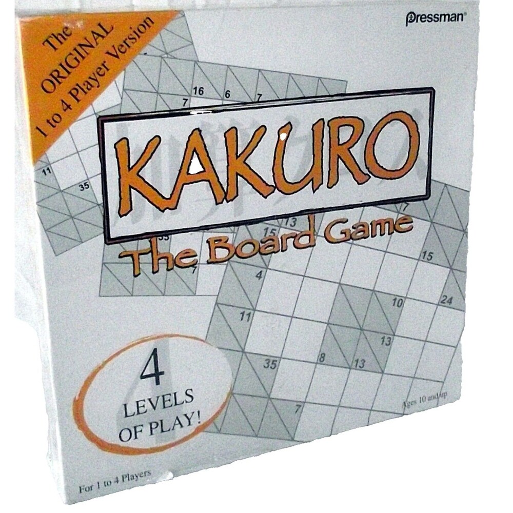 Sudoku KaKuro Game Puzzle Math Crossword Numbers Difficulty Levels Travel Sealed